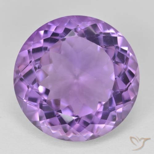 25.64ct Natural Violeta rosado Amatista, Redondo, VVS-VS