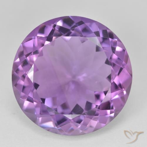 23.92ct Natural Violeta rosado Amatista, Redondo, VVS-VS