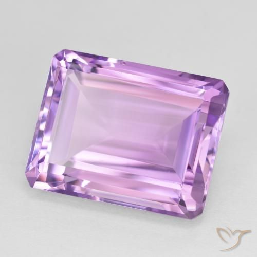 Amatista Violeta rosado natural de 19.79 ct, Corte Octágono / Esmeralda, VVS-VS