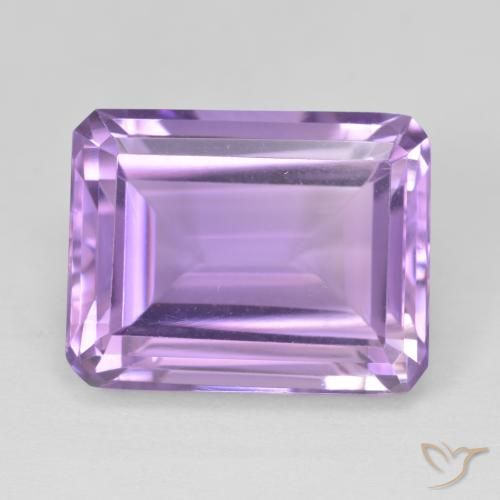 19.93ct Natural Violeta medio Amatista, corte esmeralda, VVS-VS
