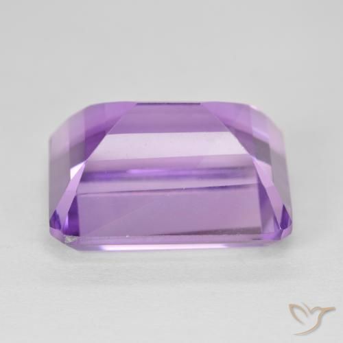 Amatista Violeta medio natural de 19.93 ct, Corte Octágono / Esmeralda, VVS-VS