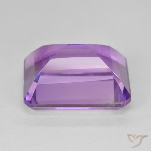 Amatista Violeta rosado natural de 19.13 ct, Corte Octágono / Esmeralda, VS
