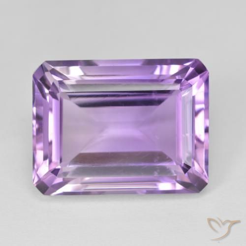 17.93ct Natural Violeta medio Amatista, corte esmeralda, VS
