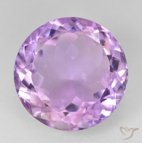 14.47ct Natural Violeta rosado medio Amatista, Redondo, VVS-VS