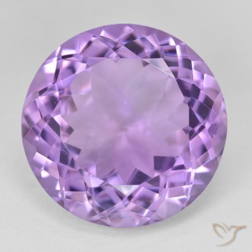 25.83ct Natural Violeta medio Amatista, Redondo, VVS