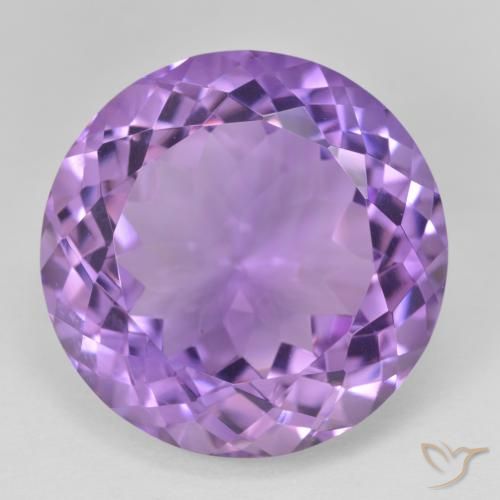 26.56ct Natural Violeta oscuro Amatista, Redondo, VVS