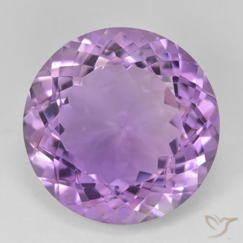 25.45ct Natural Medium Light Purplish-Violet Amatista, Redondo, VVS