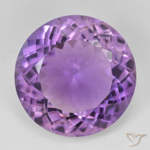 23.46ct Natural Medium Light Purplish-Violet Amatista, Redondo, VVS