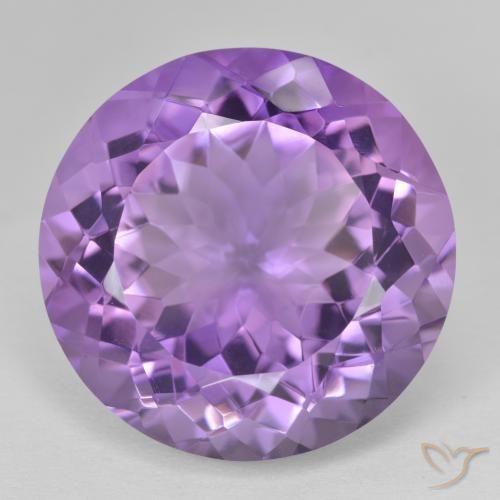 25.91ct Natural Violeta rosado Amatista, Redondo, VVS