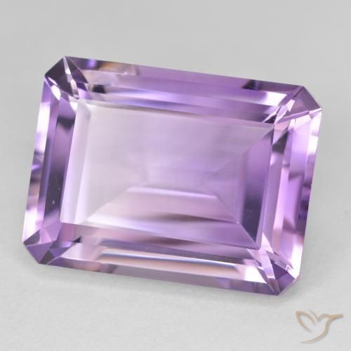 Amatista Violeta púrpura natural de 22.65 ct, Corte Octágono / Esmeralda, VVS-VS