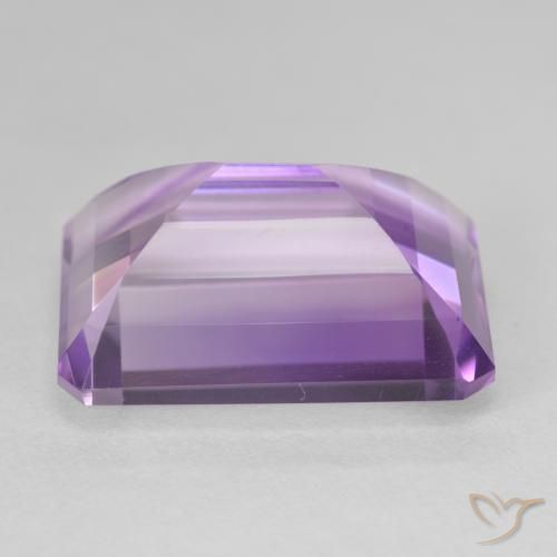 Amatista Violeta púrpura natural de 22.65 ct, Corte Octágono / Esmeralda, VVS-VS