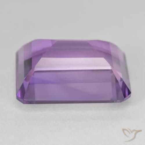 Amatista Violeta púrpura natural de 23.68 ct, Corte Octágono / Esmeralda, VVS