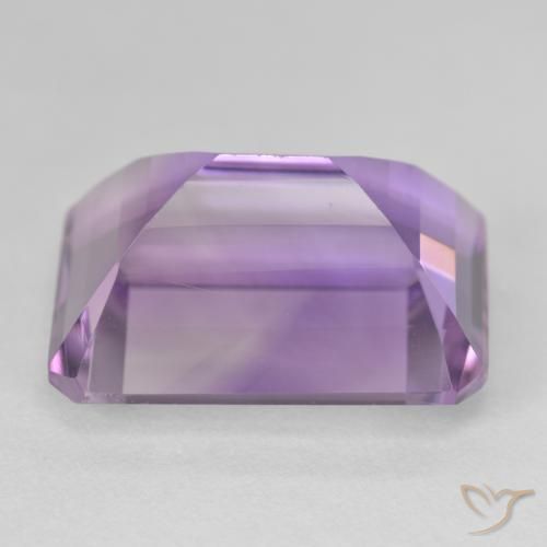 Amatista Violeta púrpura medio natural de 23.51 ct, Corte Octágono / Esmeralda, VVS-VS