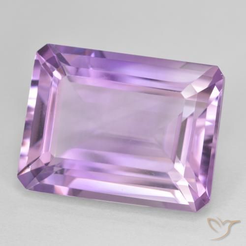 Amatista Violeta iris natural de 21.61 ct, Corte Octágono / Esmeralda, VVS