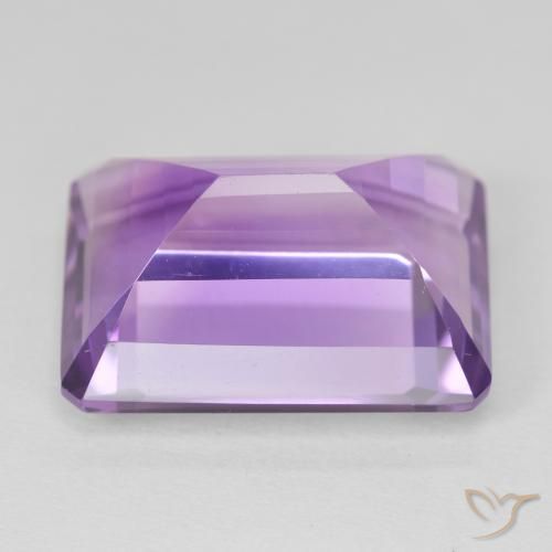 Amatista Violeta iris natural de 21.61 ct, Corte Octágono / Esmeralda, VVS