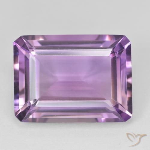 19.16ct Natural Violeta púrpura Amatista, corte esmeralda, VVS