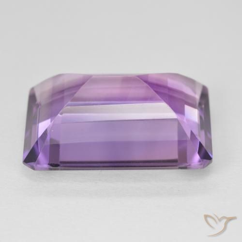 Amatista Violeta púrpura natural de 19.16 ct, Corte Octágono / Esmeralda, VVS