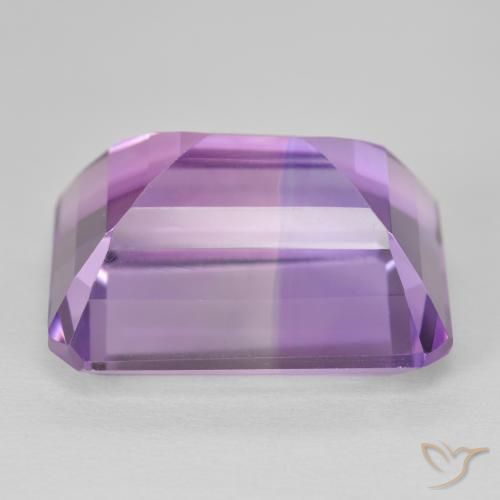 Amatista Violeta rosado natural de 24.90 ct, Corte Octágono / Esmeralda, VVS
