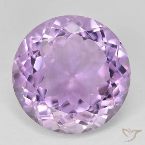 26.13ct Natural Violeta rosado Amatista, Redondo, VVS