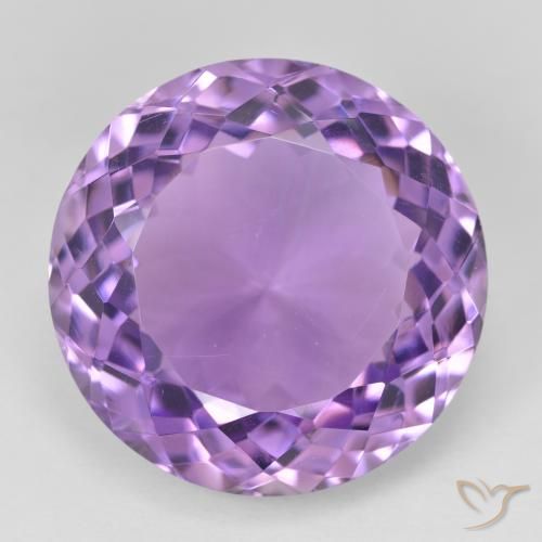 26.15ct Natural Violeta medio Amatista, Redondo, VVS