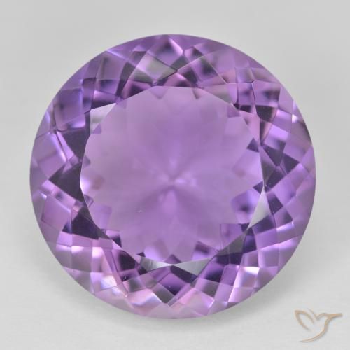 23.77ct Natural Violeta rosado Amatista, Redondo, VVS