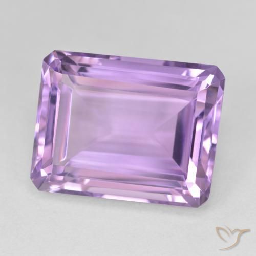 Amatista Violeta berenjena natural de 19.16 ct, Corte Octágono / Esmeralda, VVS-VS