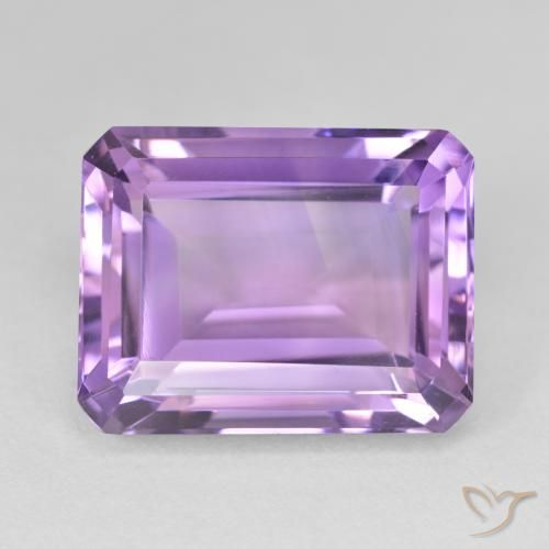 18.88ct Natural Violeta iris intenso Amatista, corte esmeralda, VVS-VS