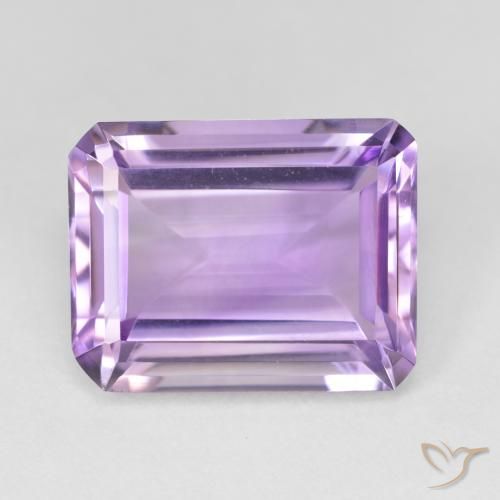 16.51ct Natural Violeta iris Amatista, corte esmeralda, Translúcido