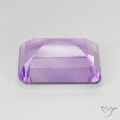 Amatista Violeta iris natural de 16.51 ct, Corte Octágono / Esmeralda, Translúcido