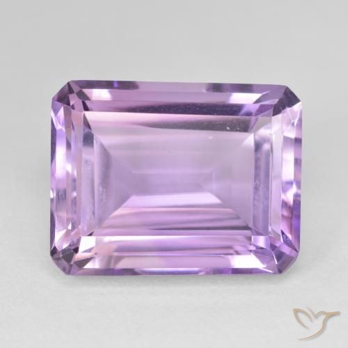 19.33ct Natural Violeta medio Amatista, corte esmeralda, VVS-VS