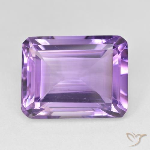 17.75ct Natural Violeta medio Amatista, corte esmeralda, VVS-VS