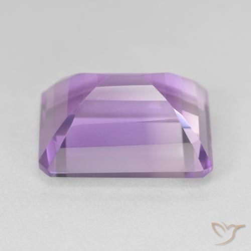 Amatista Violeta rosado natural de 17.67 ct, Corte Octágono / Esmeralda, VVS-VS