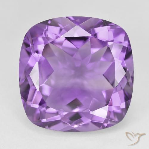 23.74ct Natural Violeta vívido Amatista, Forma Cojín, VVS