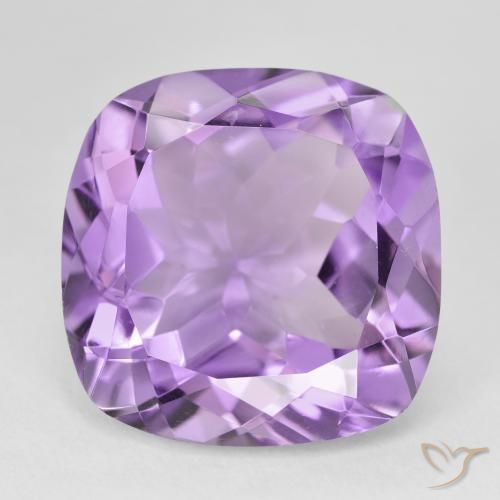 20.37ct Natural Violeta medio Amatista, Forma Cojín, VVS