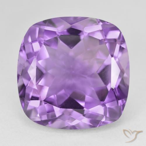 22.50ct Natural Violeta medio Amatista, Forma Cojín, VVS