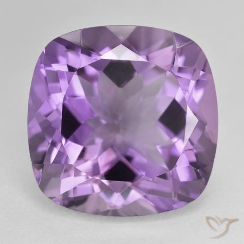 22.72ct Natural Violeta medio Amatista, Forma Cojín, VVS