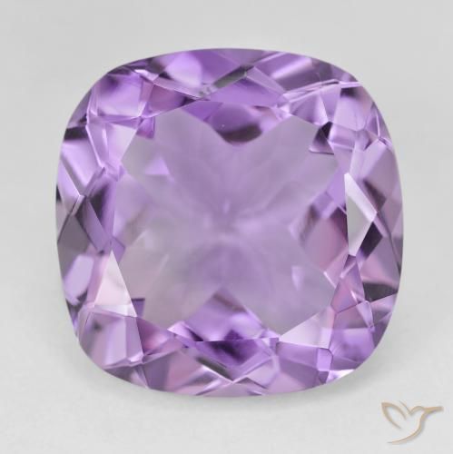 20.42ct Natural Violeta medio Amatista, Forma Cojín, VVS