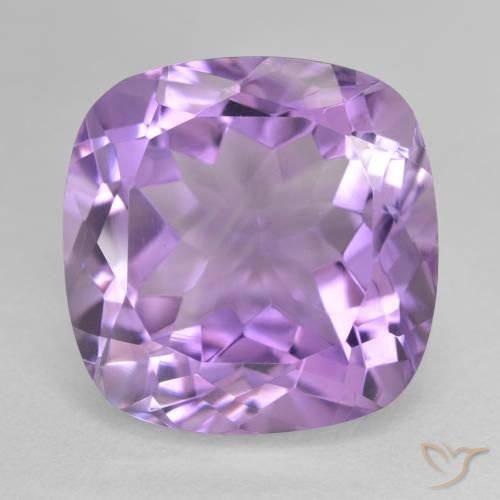 13.78ct Natural Violeta oscuro Amatista, Forma Cojín, VVS