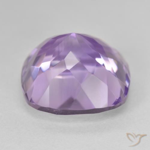 Amatista Violeta oscuro natural de 13.78 ct, Forma Cojín, VVS