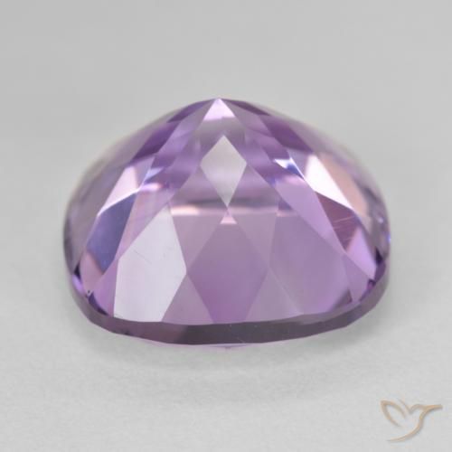 Amatista Violeta iris natural de 12.89 ct, Forma Cojín, VVS