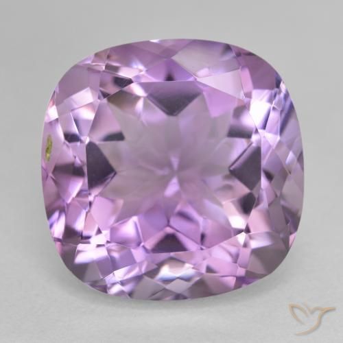 13.55ct Natural Violeta medio Amatista, Forma Cojín, VVS