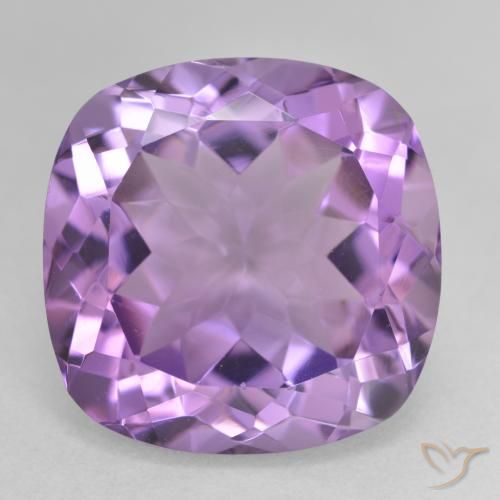 14.83ct Natural Violeta púrpura Amatista, Forma Cojín, VVS