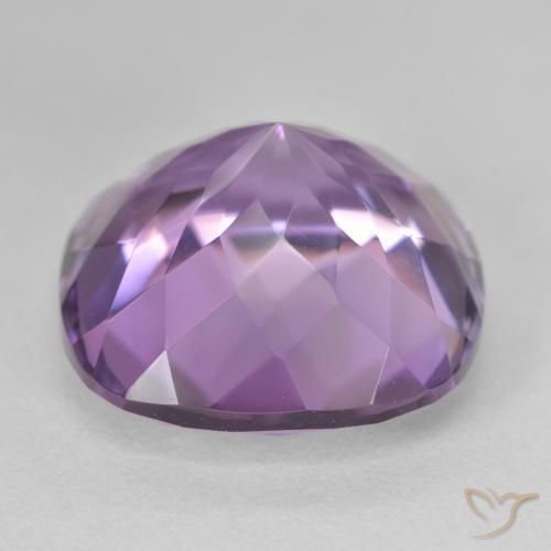 Amatista Violeta púrpura natural de 14.83 ct, Forma Cojín, VVS