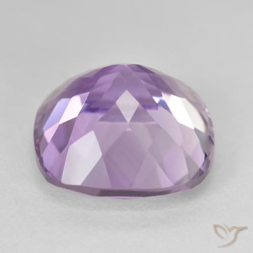 Amatista Violeta iris natural de 12.93 ct, Forma Cojín, VVS