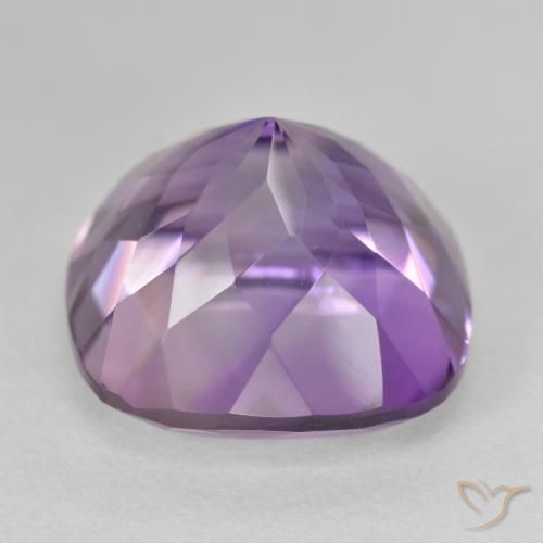 Amatista Violeta iris natural de 14.97 ct, Forma Cojín, VVS