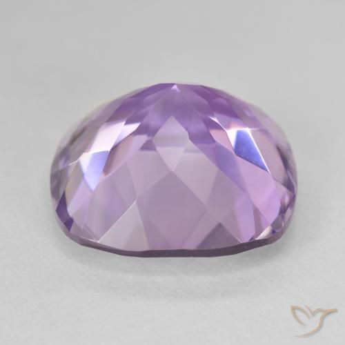 Amatista Violeta iris natural de 12.11 ct, Forma Cojín, VVS