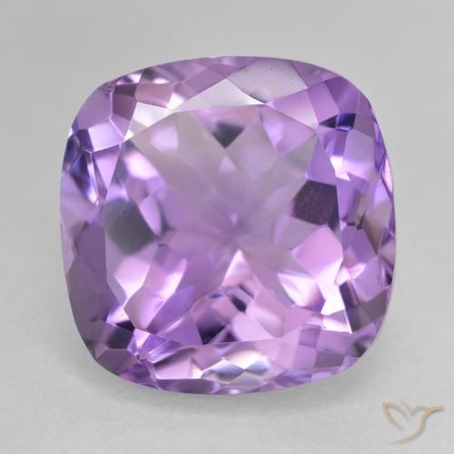 13.73ct Natural Violeta rosado Amatista, Forma Cojín, VVS