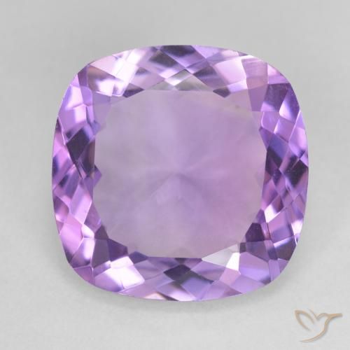10.76ct Natural Violeta medio Amatista, Forma Cojín, VVS