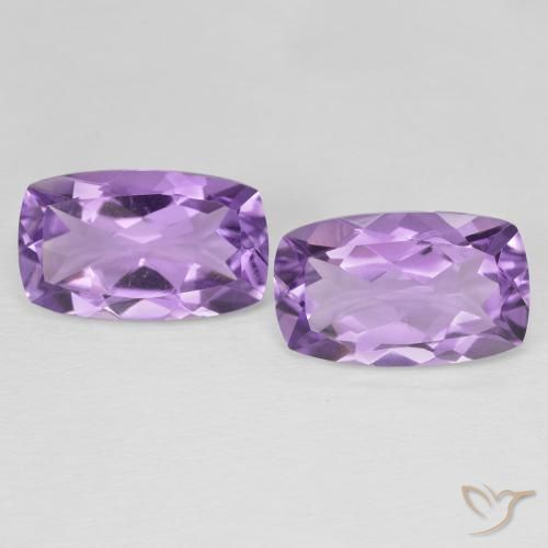 10.88ctw Natural Violeta púrpura Amatista, Forma Cojín, VS