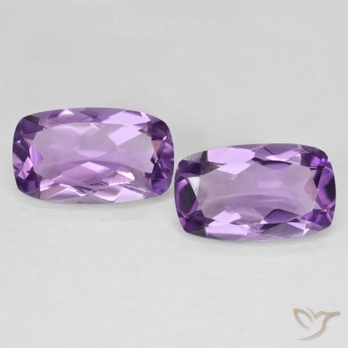 10.59ctw Natural Violeta púrpura Amatista, Forma Cojín, VVS-VS